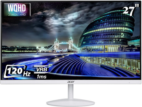 Acer 68.58 cm (27 inch) WQHD LED Backlit IPS Panel Monitor (SA272U Acer 68.58 cm (27 inch) WQHD LED Backlit IPS Panel Monitor (SA272U