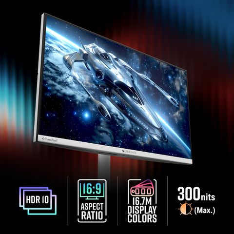 ZEBRONICS 68.58 cm (27 inch) Quad HD VA Panel with 300 Nits