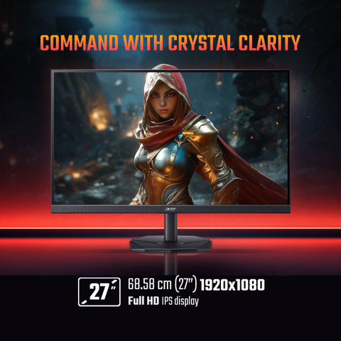 Acer Nitro 68.58 cm (27 inch) Full HD IPS Panel wiith Built-in