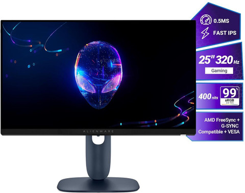DELL Alienware 25 320Hz Gaming Monitor 63.5 cm (25 inch) Full HD