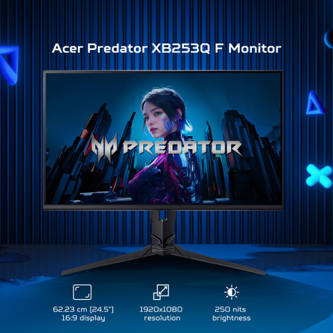 Acer PREDATOR cm (25 inch) Full HD LED Backlit IPS Panel