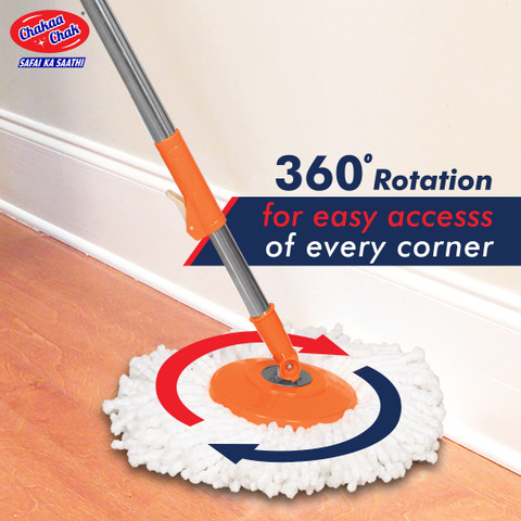 Chakaachak Rotolite Spin Bucket MOP,For Floor,Home & Office
