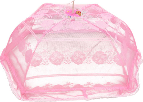 COFS BABY UMBRELLA MOSQUITO NET PINK COLOUR Cotton Washable