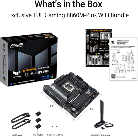 ASUS TUF GAMING B860M-PLUS WIFI LGA1851 RL-ILMSocket Mini-ATX