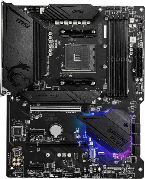 MSI MPG B550 Gaming Plus AM4Socket ATX AMD B550 Chipset DDR4