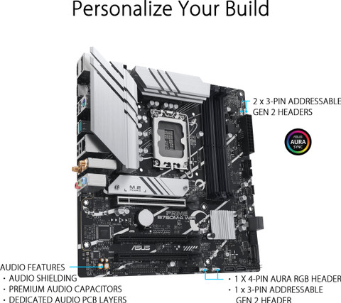 ASUS PRIME-B760M-A-WIFI LGA 1700Socket Micro-ATX Intel B760