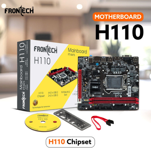 Frontech H110/1151 DDR4 LGA1151Socket Micro-ATX Intel H110 Chipset