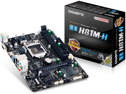 GIGABYTE H81M-H INTEL CPU onboardSocket Micro-ATX Intel H81
