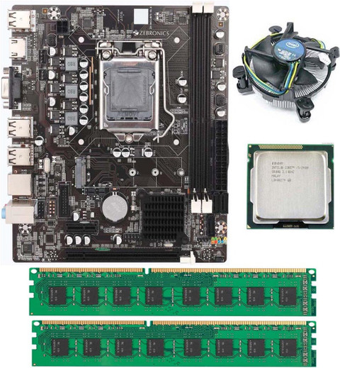 ZEBRONICS H61-i5-8GB-NVM2 LGA 1155Socket ATX Intel H61 Chipset