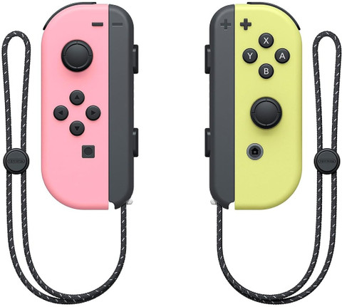 Nintendo Switch 有機ELモデル、ピンクとイエローのJoy-Con NINTENDO Switch Joy Con Pastel Pink Pastel Yellow Motion