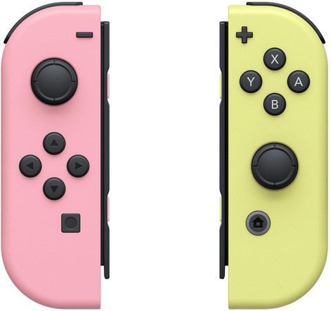 NINTENDO Switch Joy Con Pastel Pink Pastel Yellow Motion