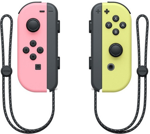 NINTENDO Switch Joy Con Pastel Pink Pastel Yellow Motion