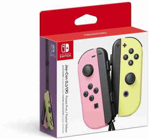 Nintendo Switch本体　ピンクイエローJoy-Con・グリップ付 NINTENDO Switch Joy Con Pastel Pink Pastel Yellow Motion