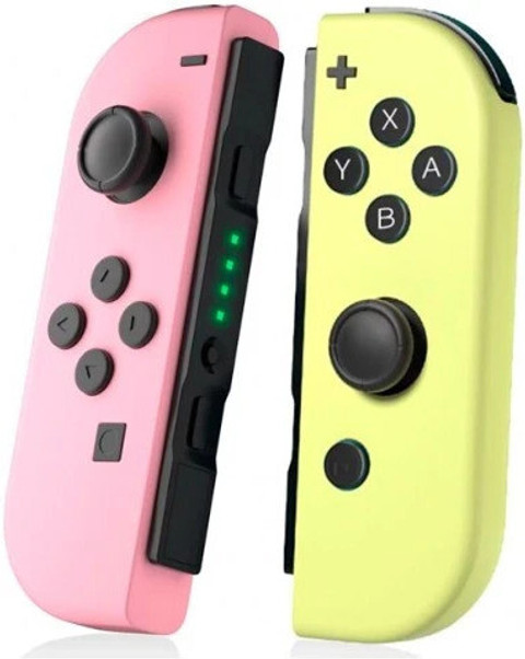 NINTENDO Switch Joy Con Pastel Pink Pastel Yellow Motion