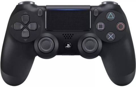 SONY DualShock Wireless Controller Gamepad (Black, For PS4