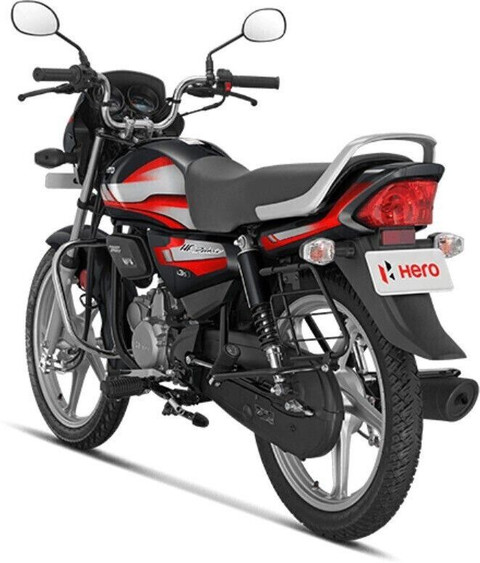 Hero Motocorp Hero Hf Deluxe Black Red Price Red Hero HF Deluxe At