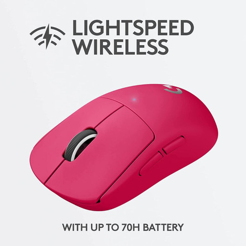 Logitech G PRO X Superlight / Hero 25K Sensor, Adj DPI 25.6K DPI