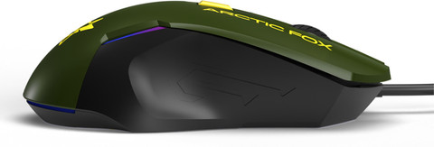 マウス Arctic Fox Breathing Lights and DPI Upto 3600 Wired