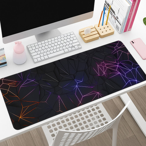 SYOSI Non Slip Mouse Pad, Extended Gaming Mouse Mat With Waterproof Surface And Rubber Base Large Desk Mousepad 80x30cm For Laptop Pc Office And Home Use