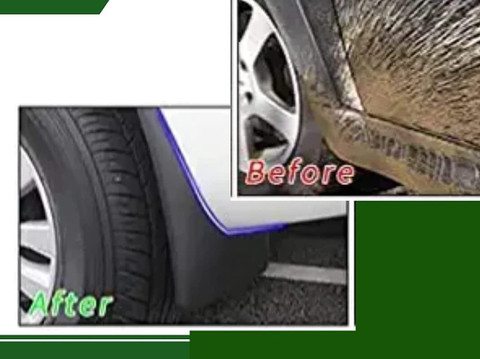 Tech Ginne Rear Mud Guard, Front Mud Guard For Mahindra TUV-300 NA