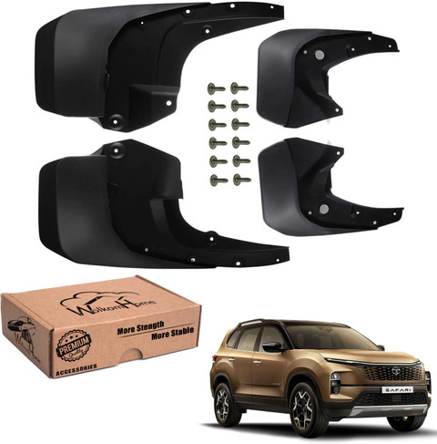 4pcs Car Mud Flaps For Renault Trafic III 1981-2025, ABS Plastic Mud Flaps Protectors Front Rear Fender Styling Body Accessories,A Black