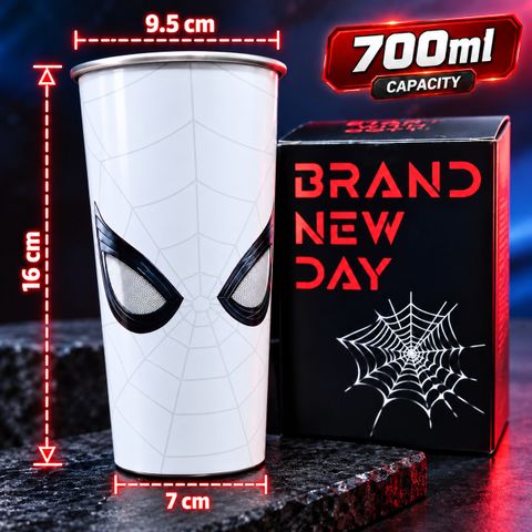 Printingg Nova Spider-Man Color Changing Tumbler, 700ml, White - Image 5