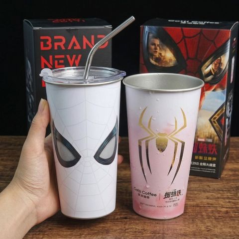 Printingg Nova Spider-Man Color Changing Tumbler, 700ml, White - Image 3