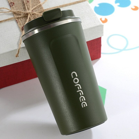 FITUP Insulated Thermal Travel Coffee Flask Cup Removable Lid Keep Drink  Warm Stainless Steel Coffee Mug