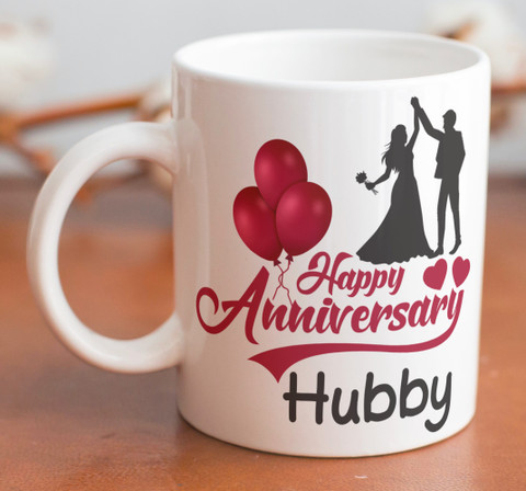 KUCHILA Best Anniversary Gifts for Hubby, Wedding Anniversary Gift for  Husband Hubby24 Ceramic Coffee Mug
