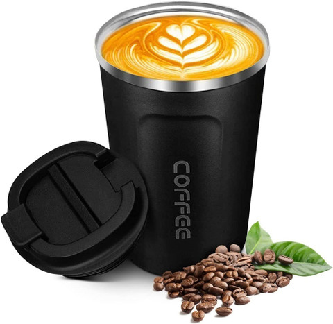 KAVANA Travel Coffee Cup Sipper Bottle Insulated Stainless Steel Tumbler  Flask Stainless Steel Coffee Mug