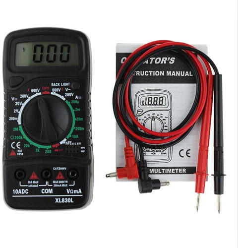 Multimer 830 Crafts Haveli Multimeter 830, 6Pc Plastic Spudger & 2in1 Tester Digital ...