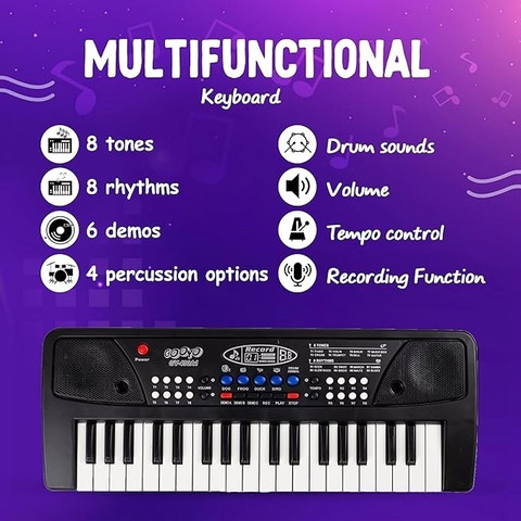 STAR VENTURE New Piano with Microphone Toy Musical Instruments