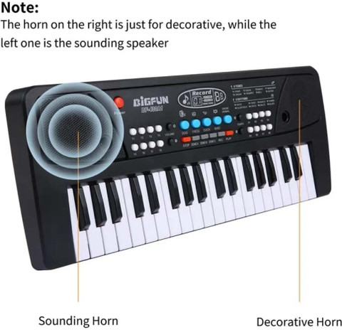 STAR VENTURE Multi-function Learning Children's 37-key Charging Musical  Learning Toys Kids Electric Keyboard Children's Toy Piano Analog Portable 