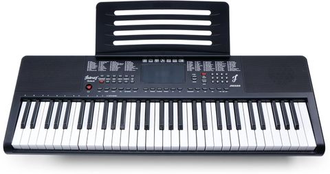 Juarez Octave JRK660 61-Key Electronic Teaching Keyboard Piano with LED Display | Adapter | Key Note Stickers | Mic |Music Sheet Stand | 200 Rhythms | 200 Timbres | 40 Demos | USB Output|8 Percussions Digital Portable Keyboard (61 Keys) - Image 7
