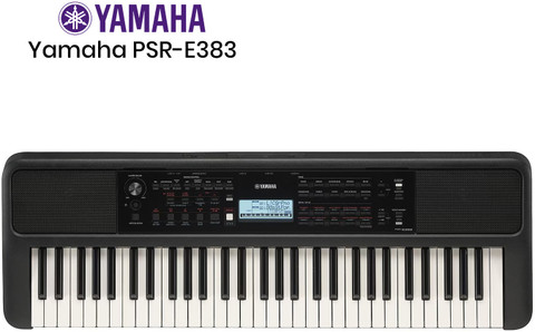 YAMAHA PSR-E383//IN Yamaha PSR-E383 Portable Keyboard 61 Keys