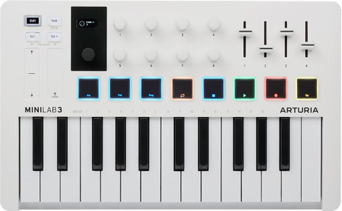 Arturia MiniLab 3, 25 Slim-Key USB-C Midi Controller, Software