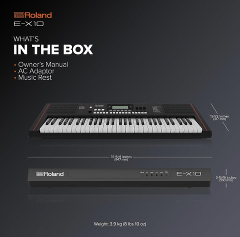 新品未開封】Roland E-X10 Arranger Keyboard Roland E-X10 Arranger