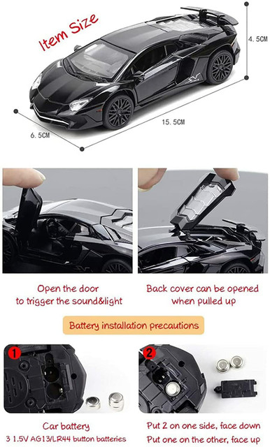 ランボルギーニ lamborgini LP750 5台セット 1:32 Diecast Lamborghini LP750 Alloy Metal Pull Back Die-Cast Car