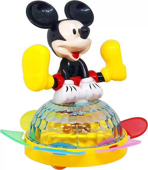 Ridhimani Whirl Electric 3D Light Micky Mouse Toy | 360 Degree