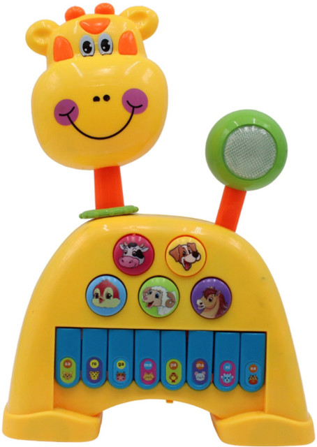 Toys N Smile Musical Giraffe Piano with Modes, Wonderful Animal