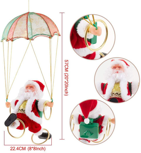 ShopCircuit Musical-Singing-Rotating-Dancing Santa Claus with