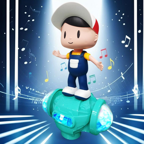 ポール・パルニック cartoon art レプリカ DANCING 新品 Nickspool Musical Dancing Boy Toy for Kids - Musical Dancing Boy