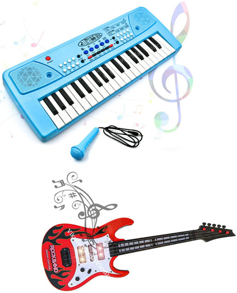 VikriDa 37 Key Piano Keyboard with Recording and Mic with Musical