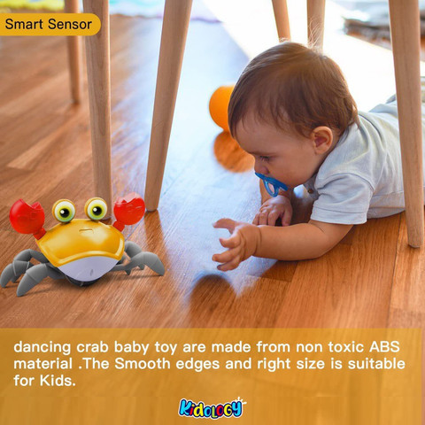 Hunk shopper's Crawling Crab Baby Toy Motion Toys Musical Crab for Kids  with Music