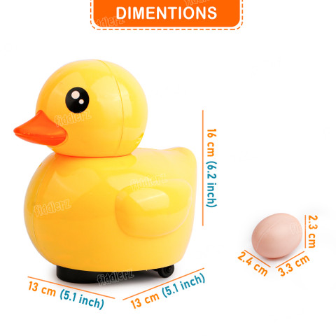 FIDDLERZ Baby Musical Duck Laying Eggs Toy, Dancing Universal