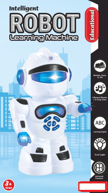 giftsrus Robot Learning Toy for Kids-Musical, Learn English, Poems, Dance,  Light