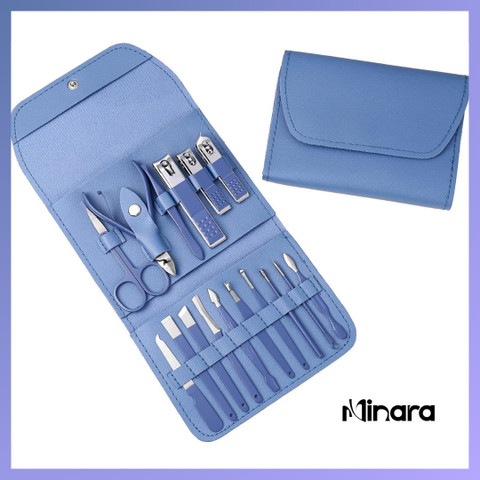 MINARA 16 In 1 Manicure, Pedicure & Grooming Kit Blue - Price in