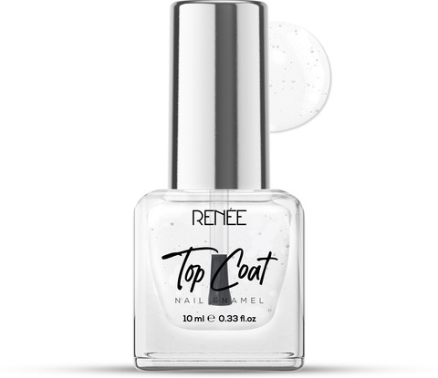 Renee Top Coat Nail Enamel, Quick Drying, Long Lasting, Chip