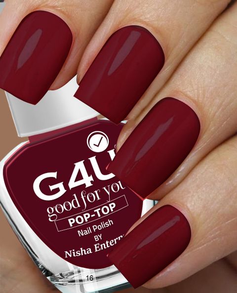 G4U 100% Vegetarian Nail Polish Kit 19M2024A62 Blue-Peach-Baby