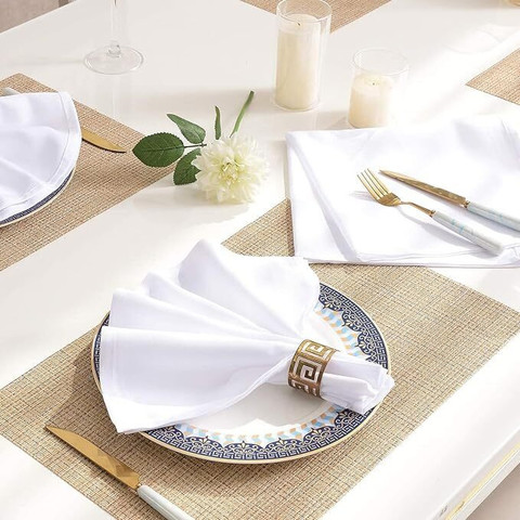 M I Fashions Dinner Napkin Pure Cotton Napkins for Dining Table